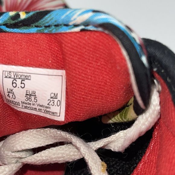 Vans Hawaiian low-top floral tropical canvas sneakers shoes, Women’s 6.5 Men 5 - Picture 6 of 7